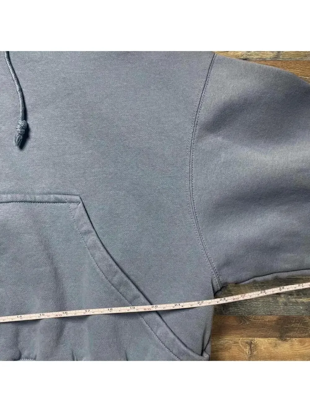 Nike Fleece Baby Blue Hoodie Women’s XS Boxy Cropped Center Swoosh.